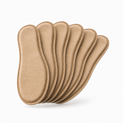 SPA GAIT Basic Leather Insoles 6 Pair Bundle with breathable coconut fibre and genuine leather for everyday comfort in multiple pairs of shoes.