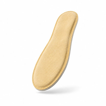 SPA GAIT Solid Adaptive Leather Insoles. Thicker premium leather insole designed for strong support and long-lasting comfort during active days and long walks. Gradually moulds to the shape of your foot, providing personalised fit that improves over time.